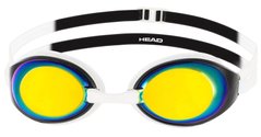 Очки для плавания Head HCB COMP +, Черно/Белый, Для бассейна, Стартовые