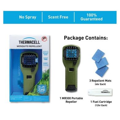Thermacell Portable Mosquito Repeller MR-300 (olive)