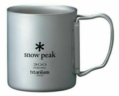 Титановая термокружка Snow Peak MG-052FHR Ti-Double 300 Mug 300ml